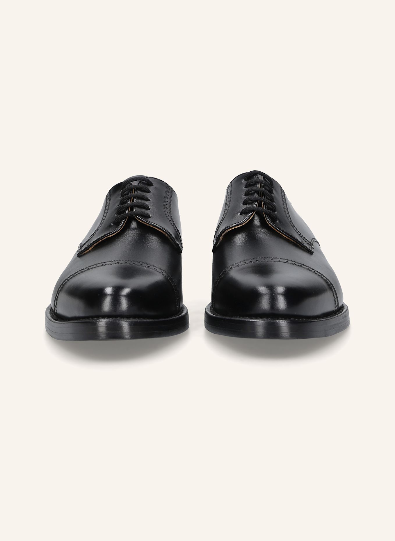 HEINRICH DINKELACKER Schnürer MILANO QUARTER-BROGUE BC: SCHWARZ