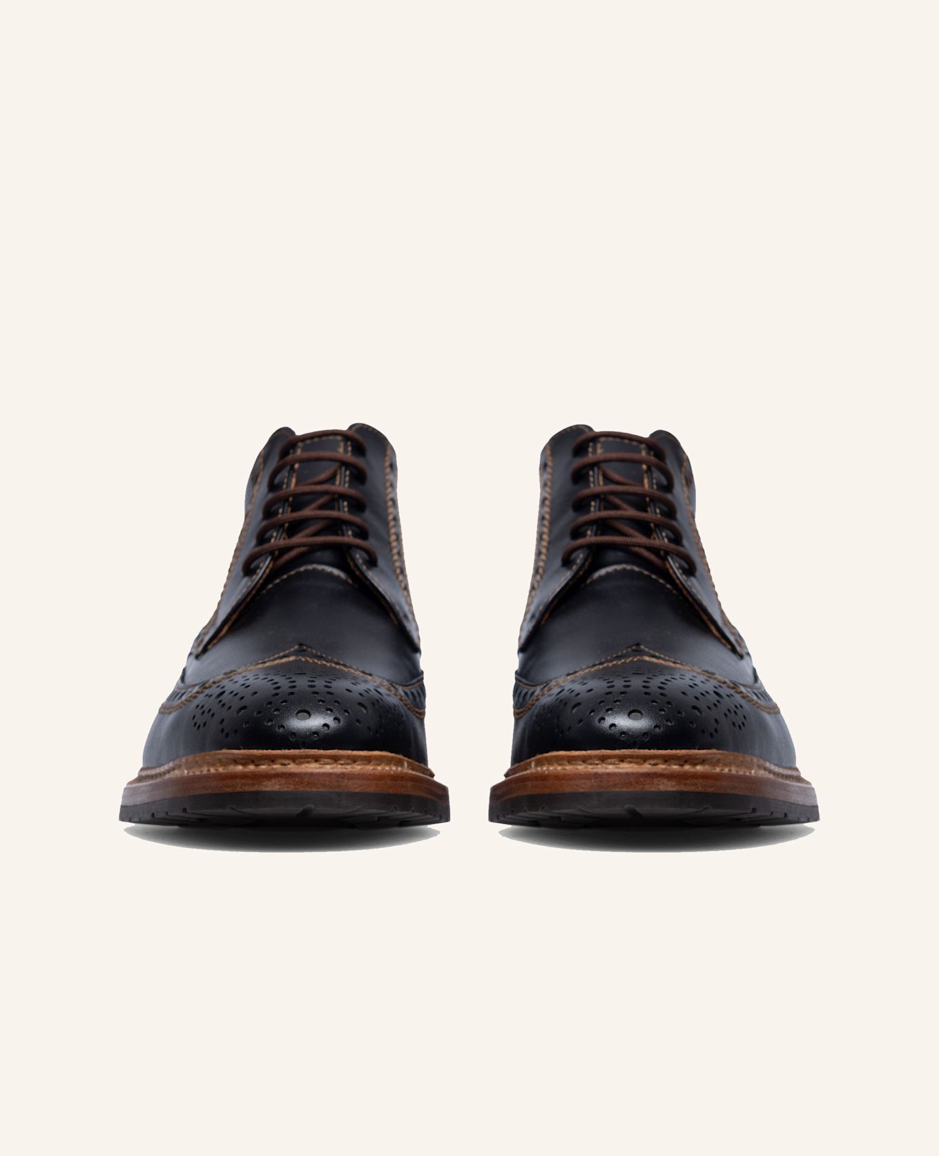 HEINRICH DINKELACKER Boots LUZERN FULL-BROGUE SC: ZWART