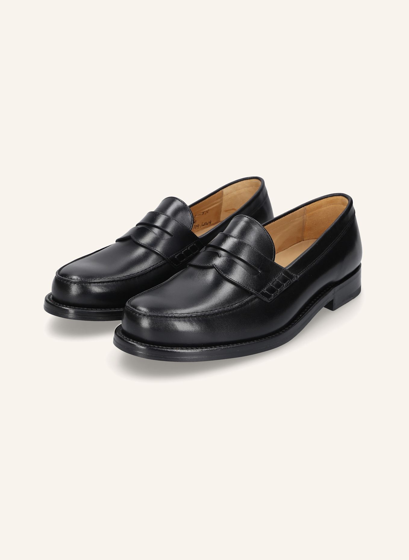 HEINRICH DINKELACKER Loafers JANOSH K PLAIN AC: ZWART