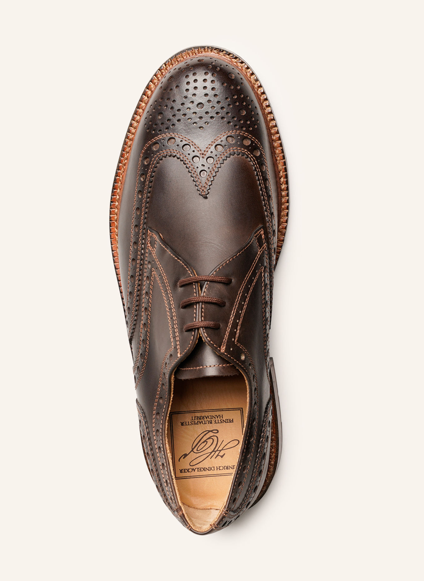 HEINRICH DINKELACKER Veterschoen JANOSH K FULL-BROGUE H: BRUIN
