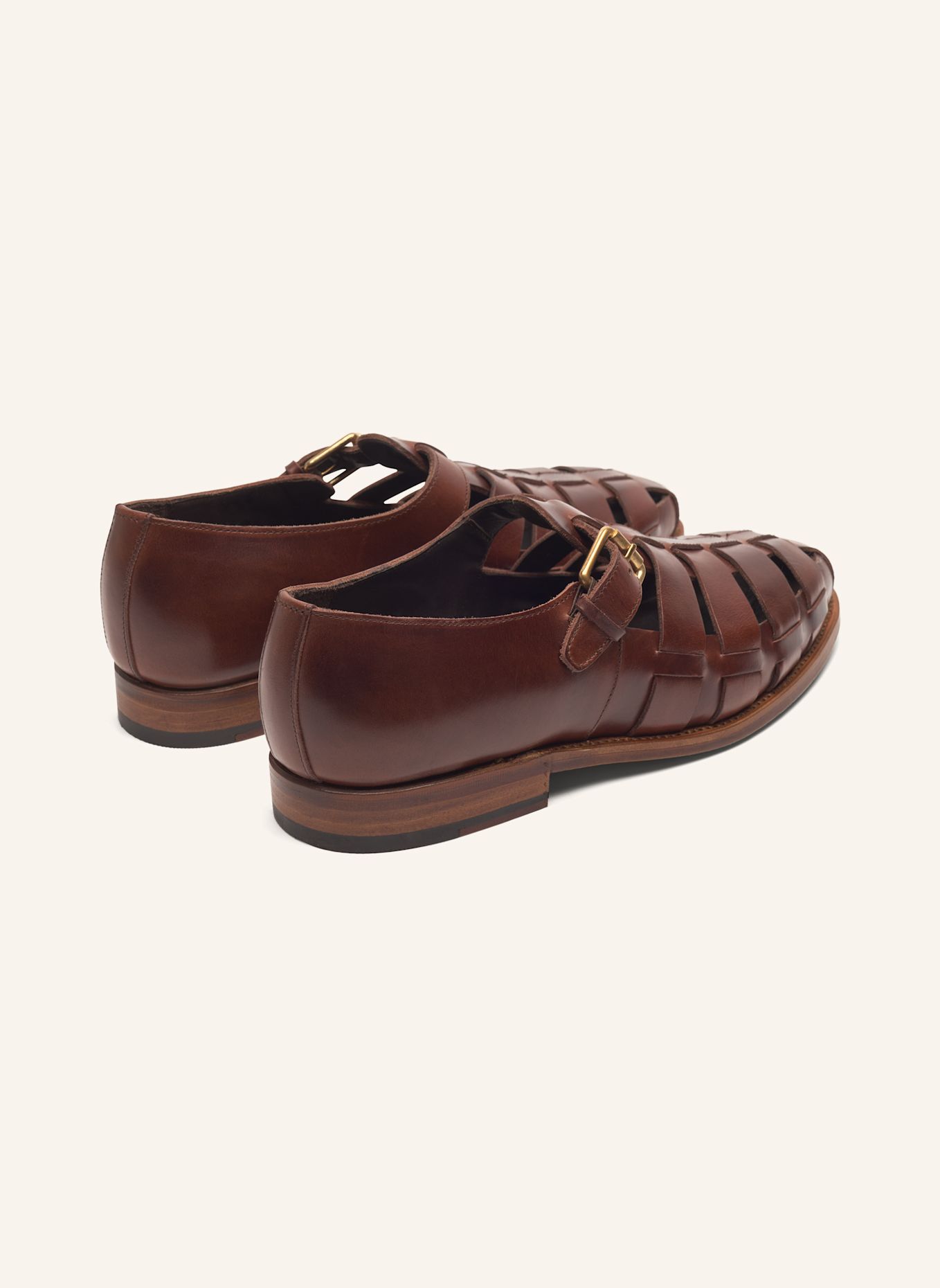 HEINRICH DINKELACKER Sandale LONDON SANDALE MA: MARRON FONCÉ