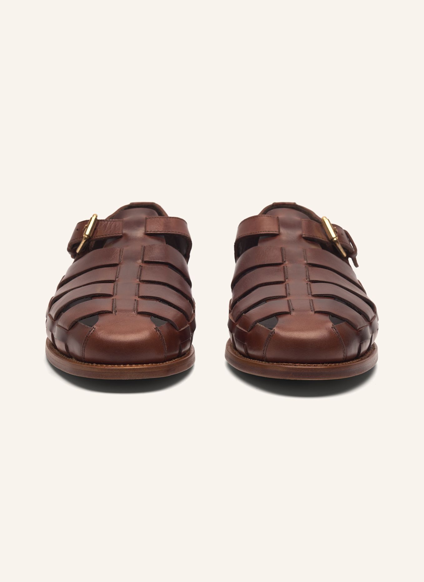 HEINRICH DINKELACKER Sandale LONDON SANDALE MA: MARRON FONCÉ