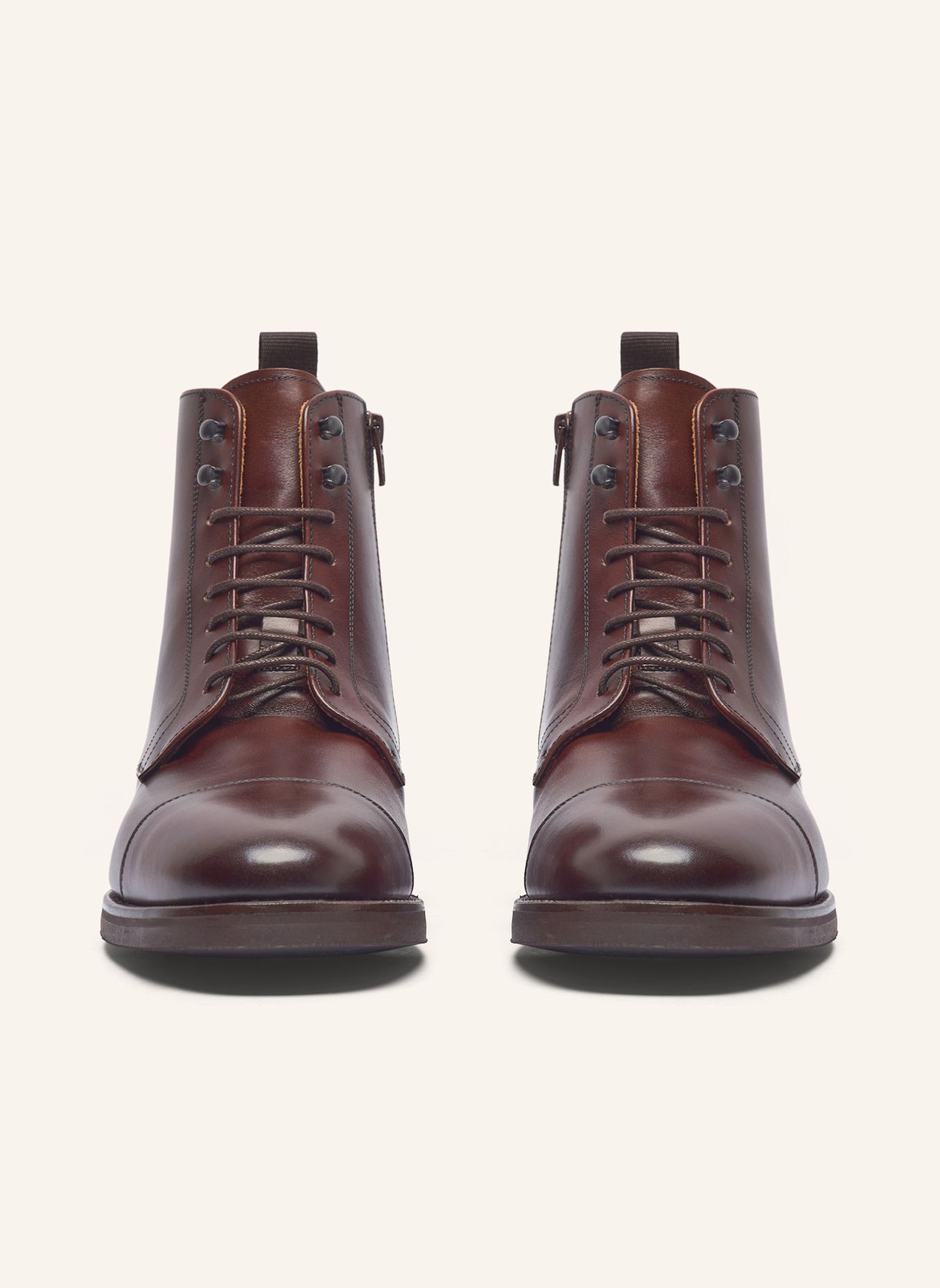 Henry Stevens Schnürboots WINSTON CDB2: DUNKELBRAUN