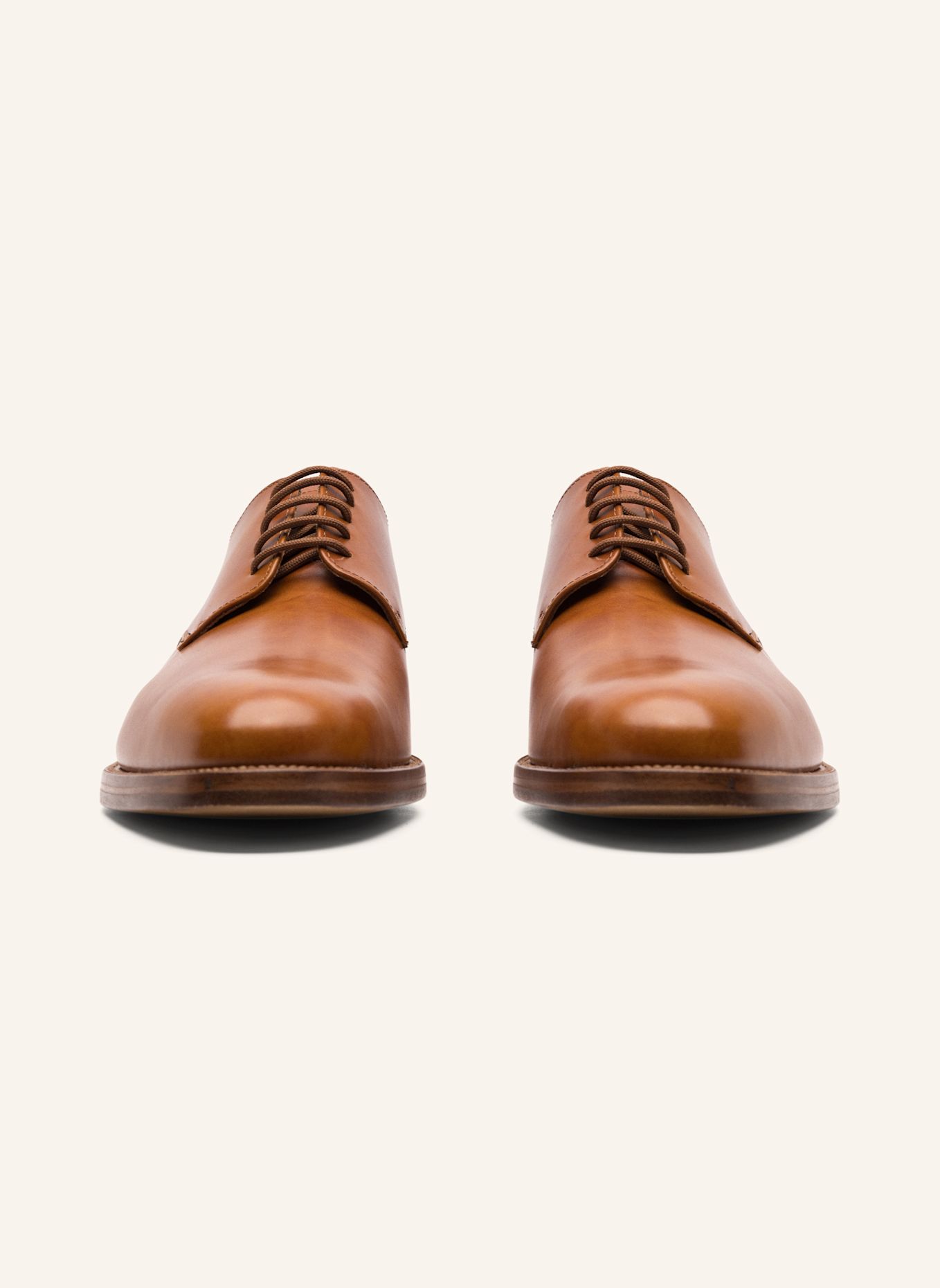 HEINRICH DINKELACKER Veterschoen LUZERN PLAIN TC: COGNAC