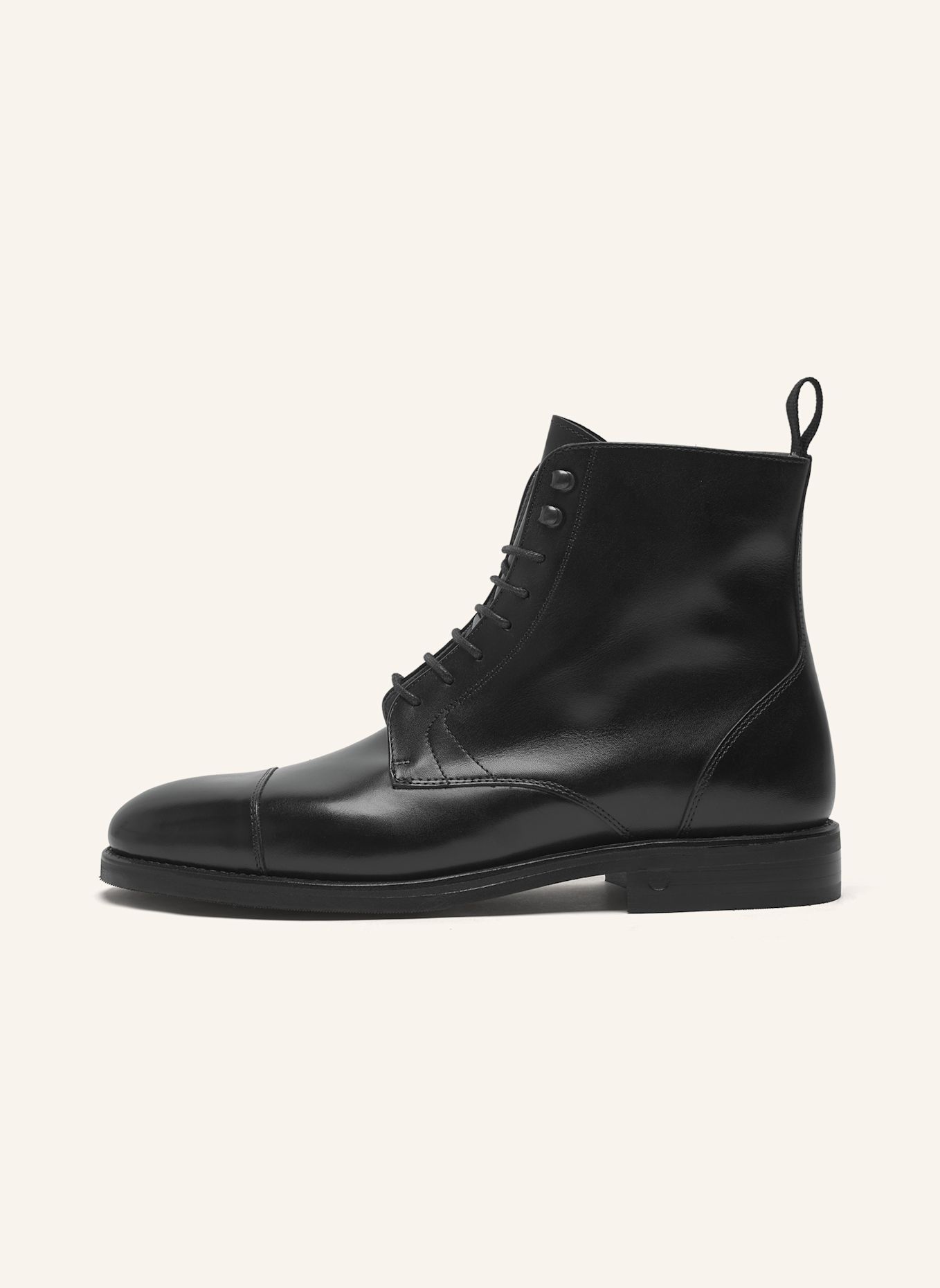 Henry Stevens Schnürboots WINSTON CDB2: SCHWARZ