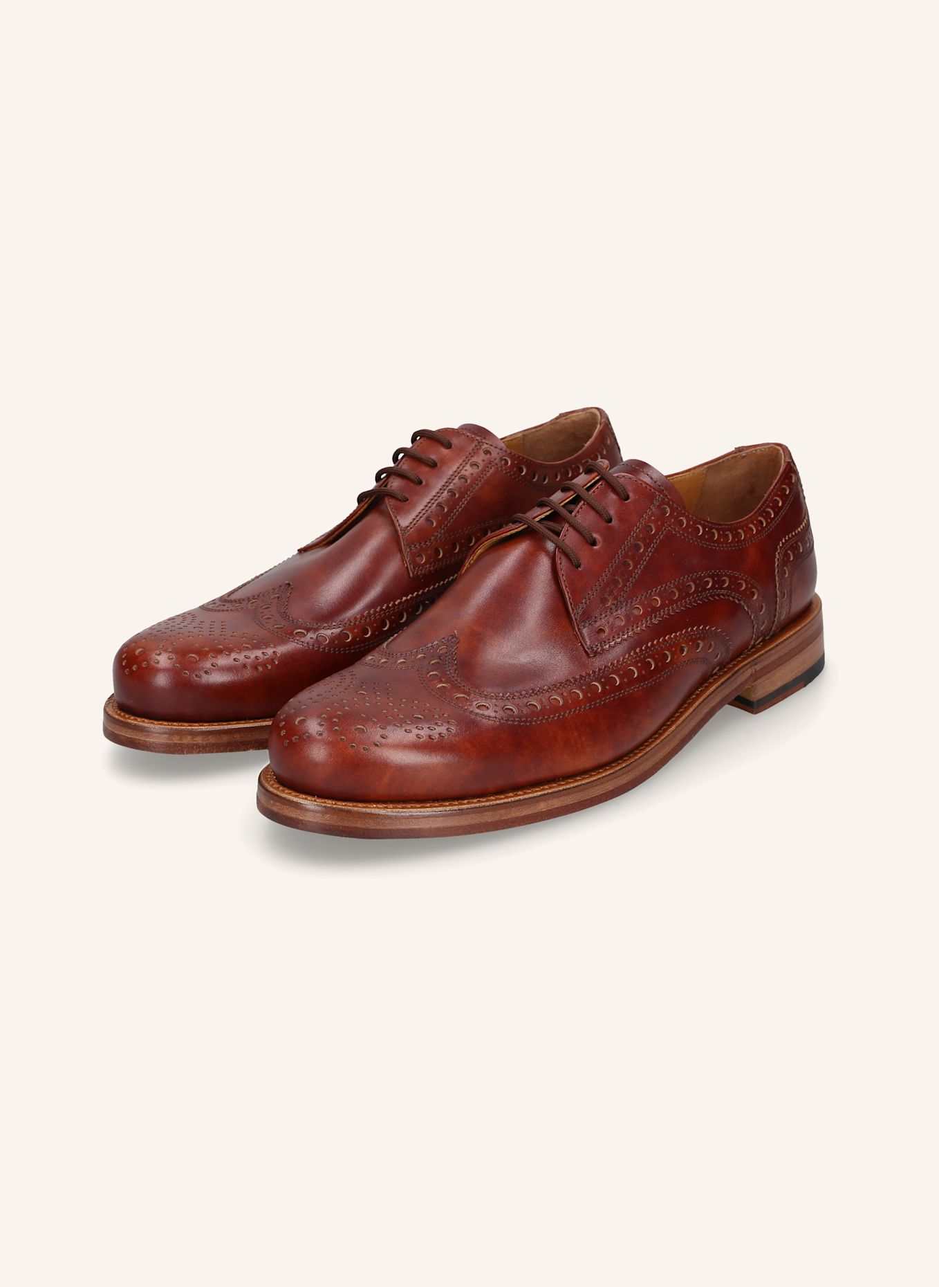 HEINRICH DINKELACKER Veterschoen ZÜRICH FULL-BROGUE TC: BRUIN