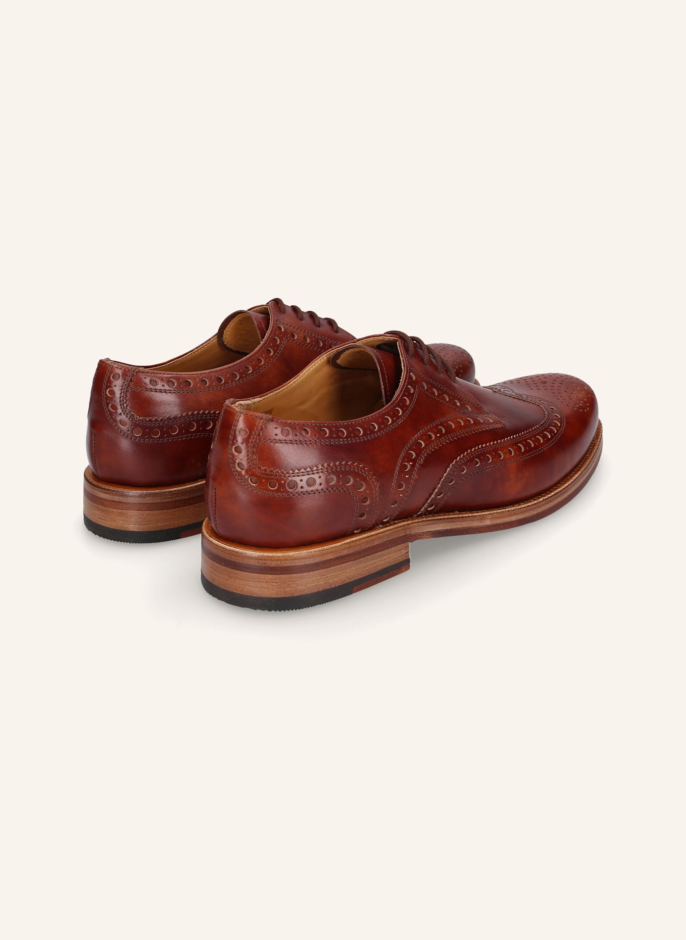 HEINRICH DINKELACKER Veterschoen ZÜRICH FULL-BROGUE TC: BRUIN
