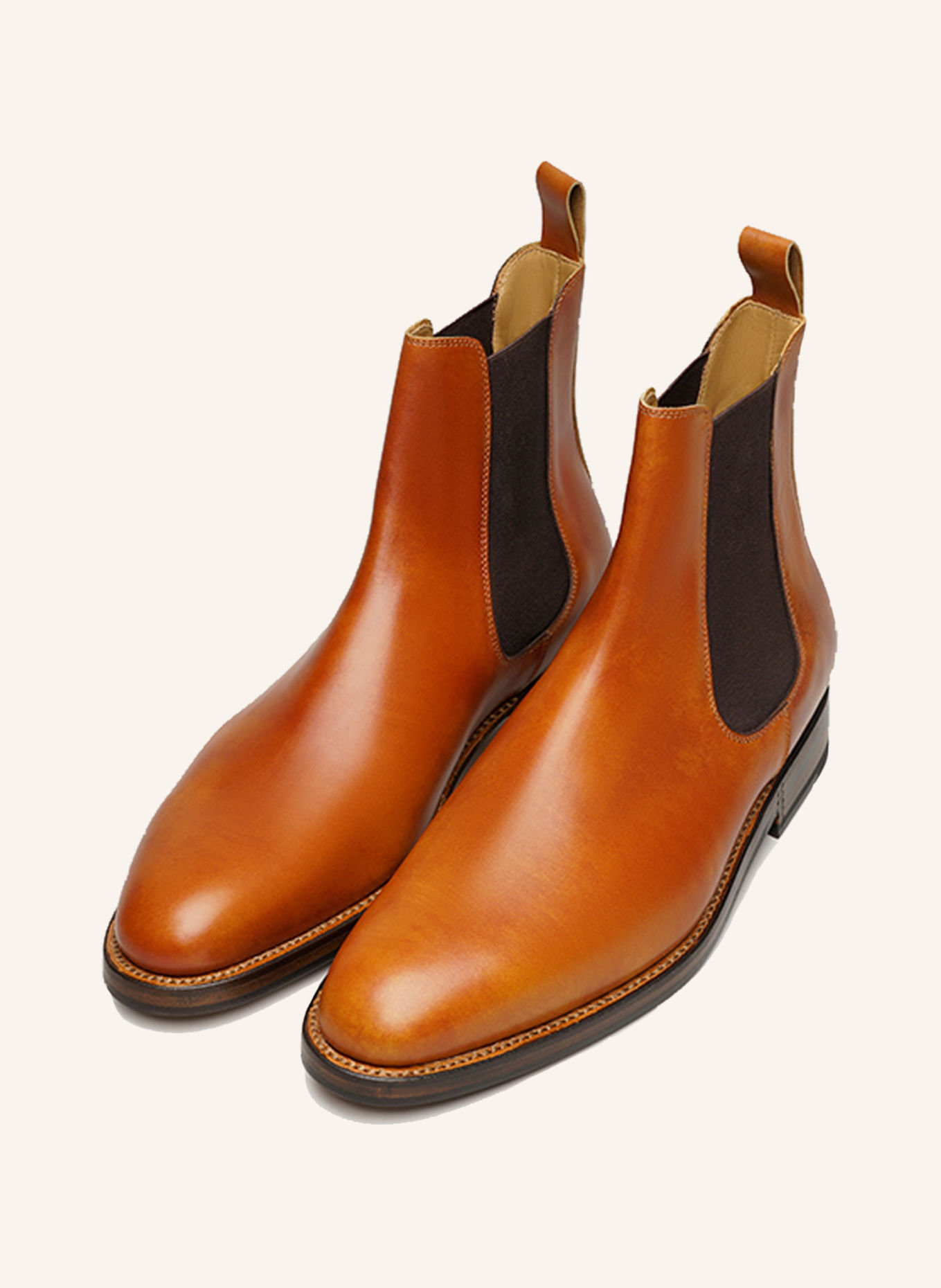 HEINRICH DINKELACKER Boots LUZERN PLAIN TC: COGNAC