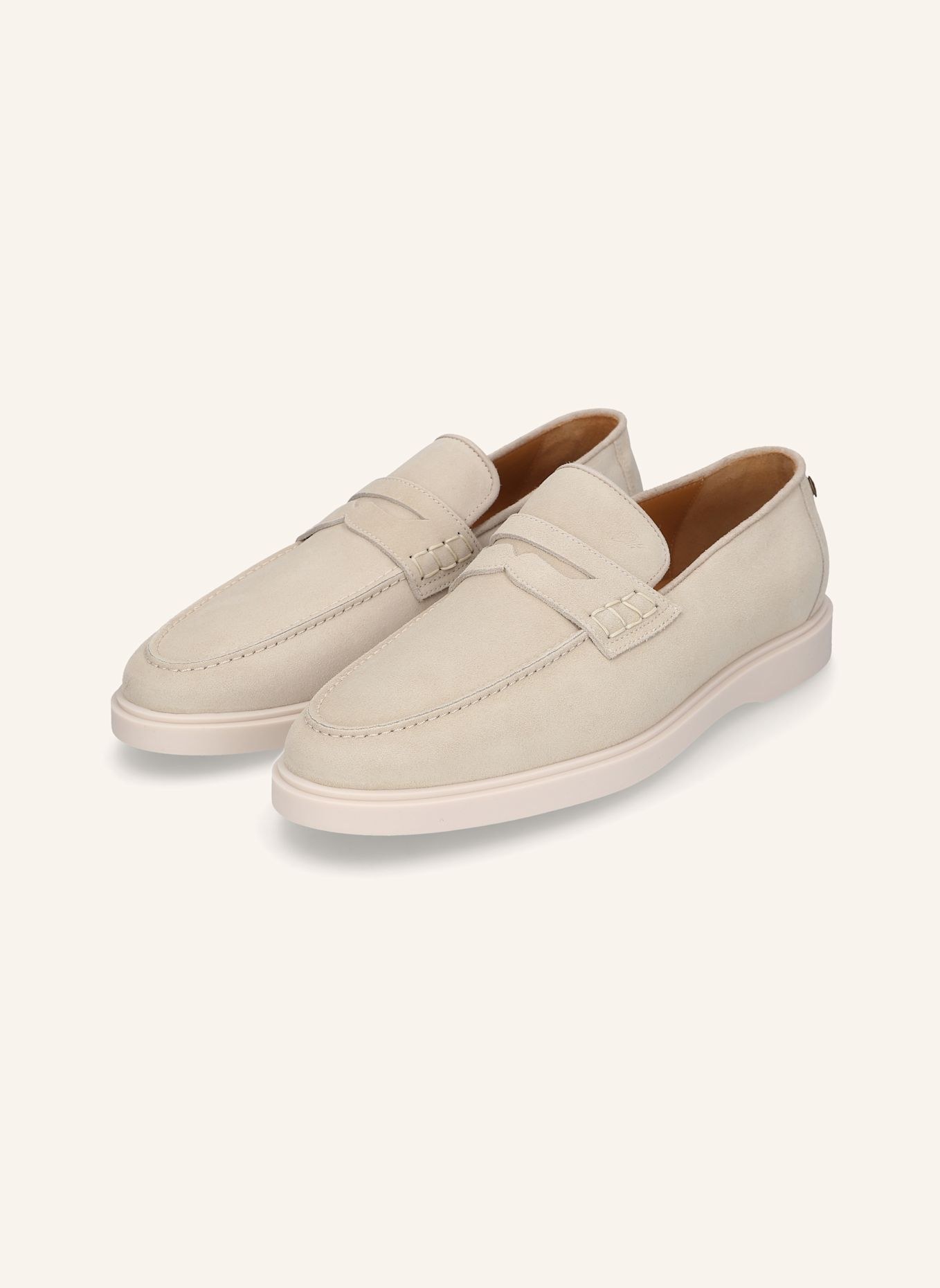 HEINRICH DINKELACKER Loafer GENUA Pennyloafer V: BEIGE