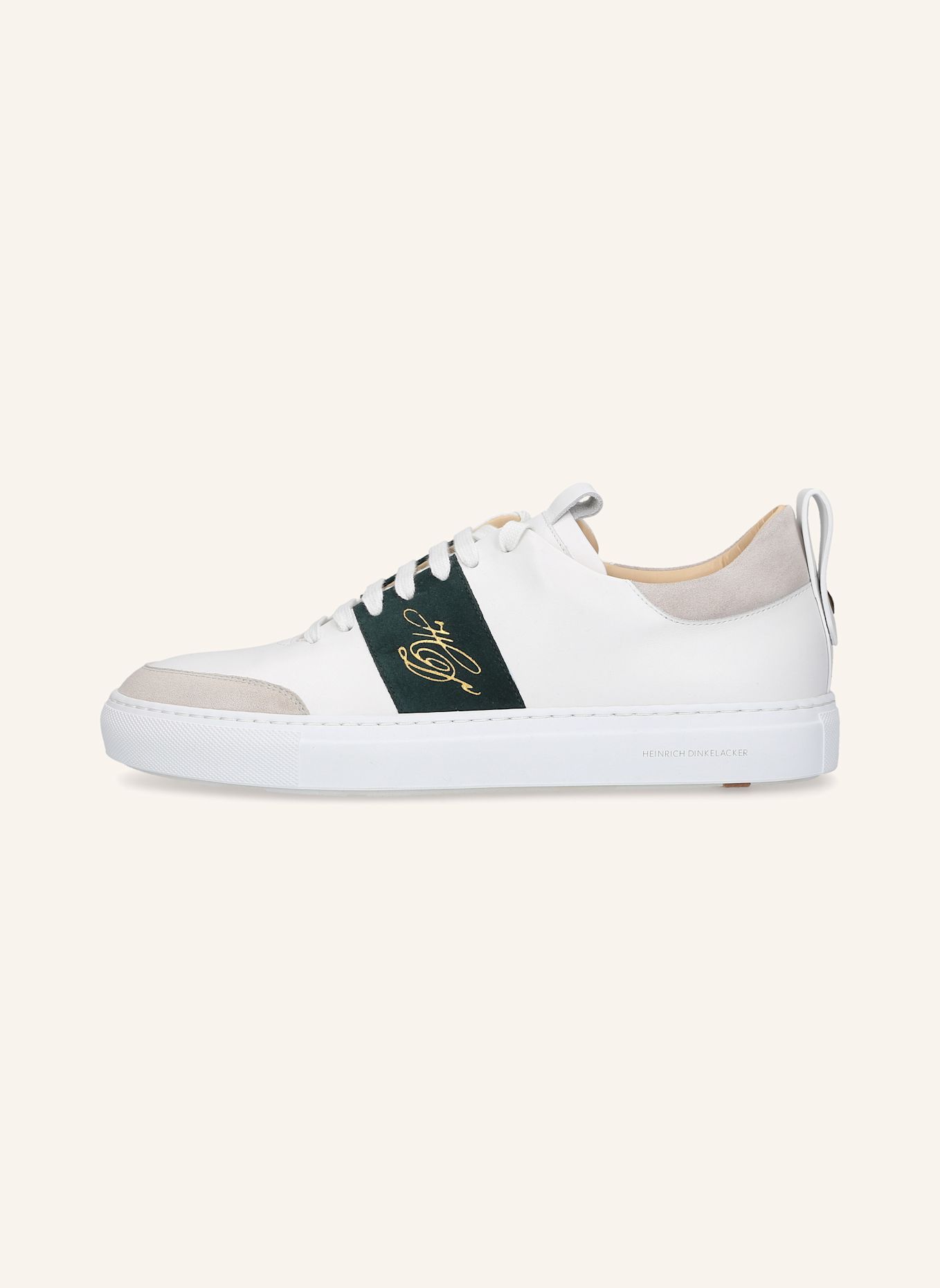 HEINRICH DINKELACKER Sneakers TURIN TENNIS SNEAKER NP: WIT / PETROL