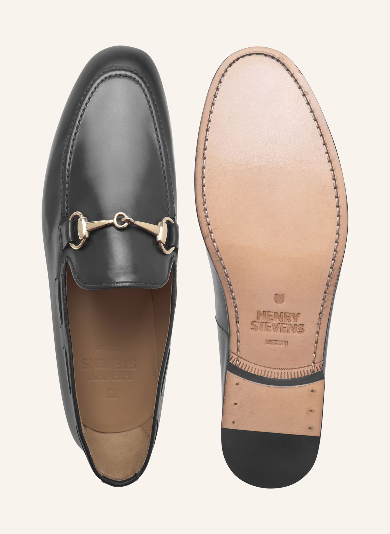 Henry Stevens Loafers MAXWELL HL: ZWART