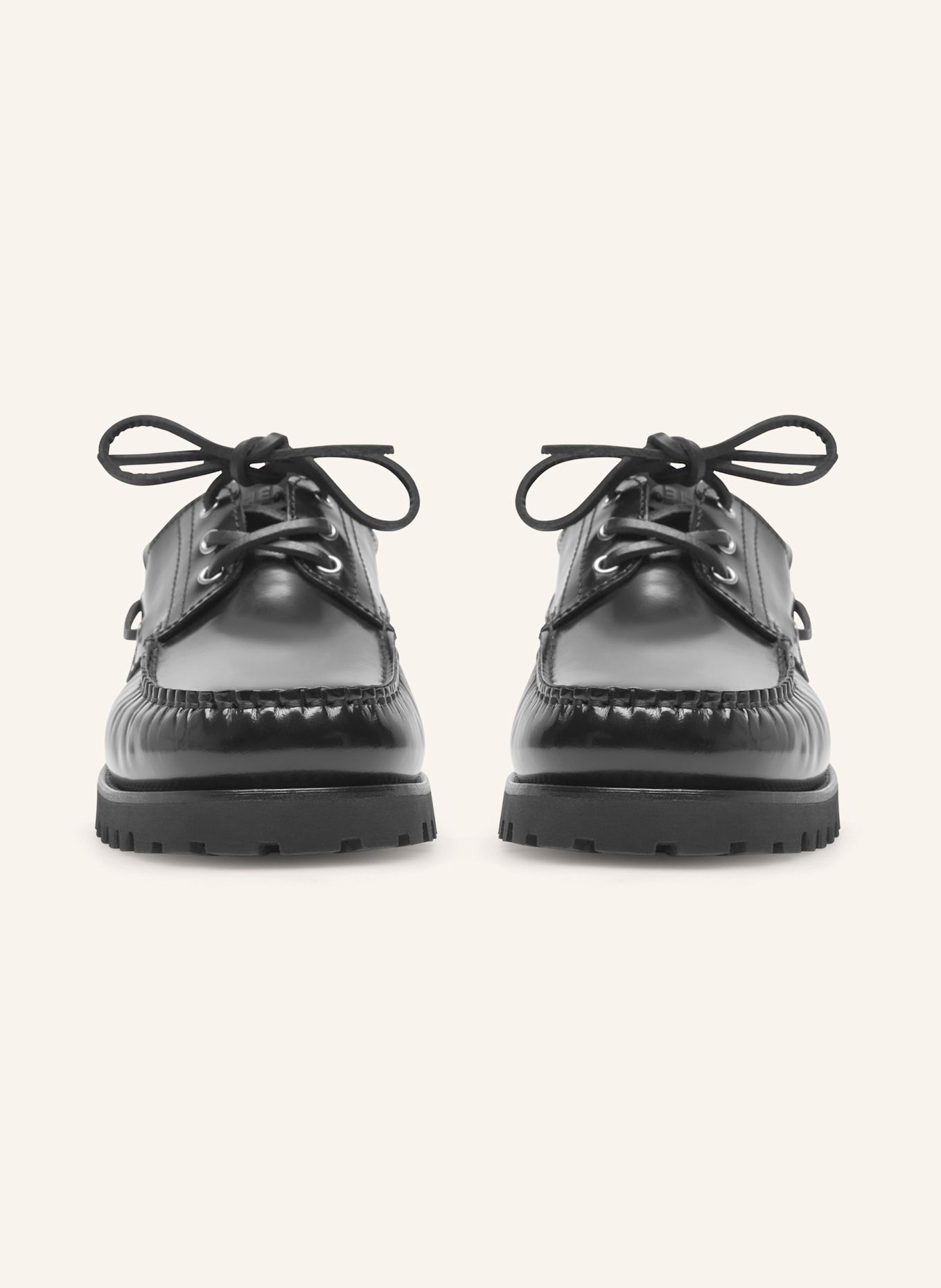 Henry Stevens Bootschoen MORGAN M DS: ZWART