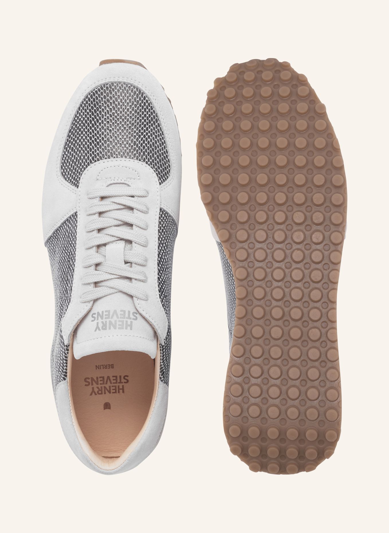 Henry Stevens Sneakers TRAVIS R2: GRIJS