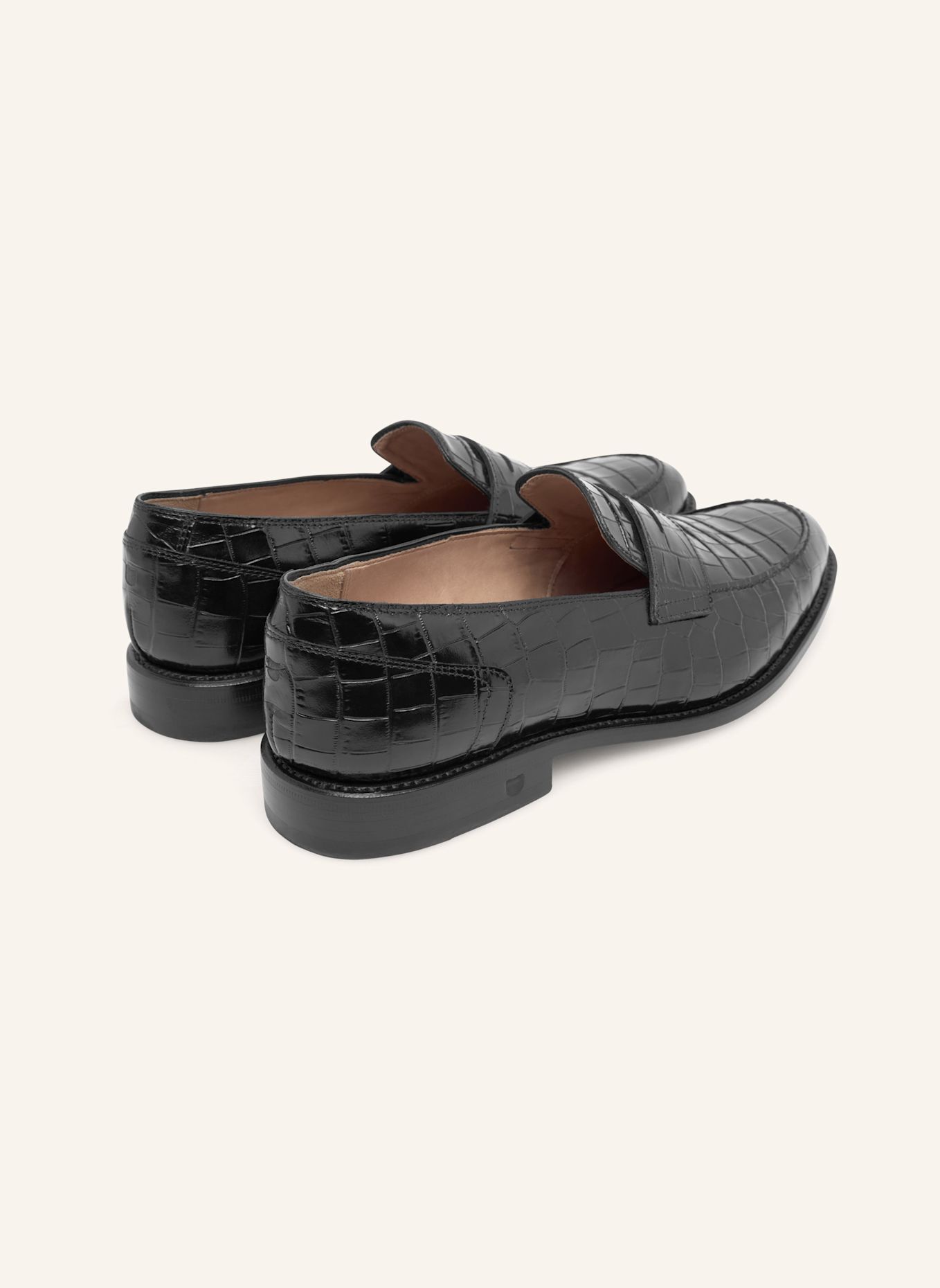 Henry Stevens Loafers MARSHALL PL: ZWART