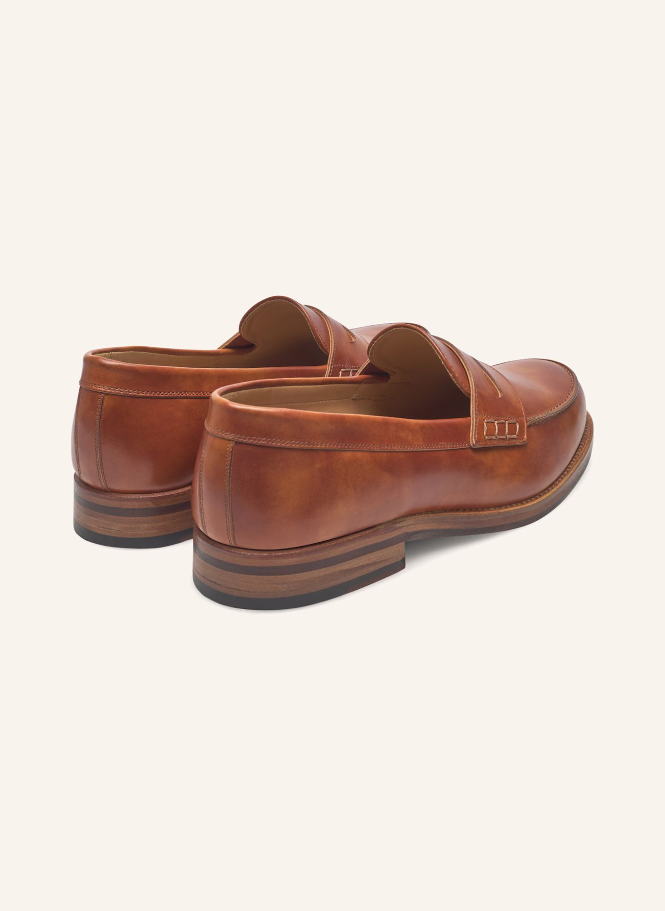 HEINRICH DINKELACKER Loafers JANOSH K PLAIN TC: COGNAC