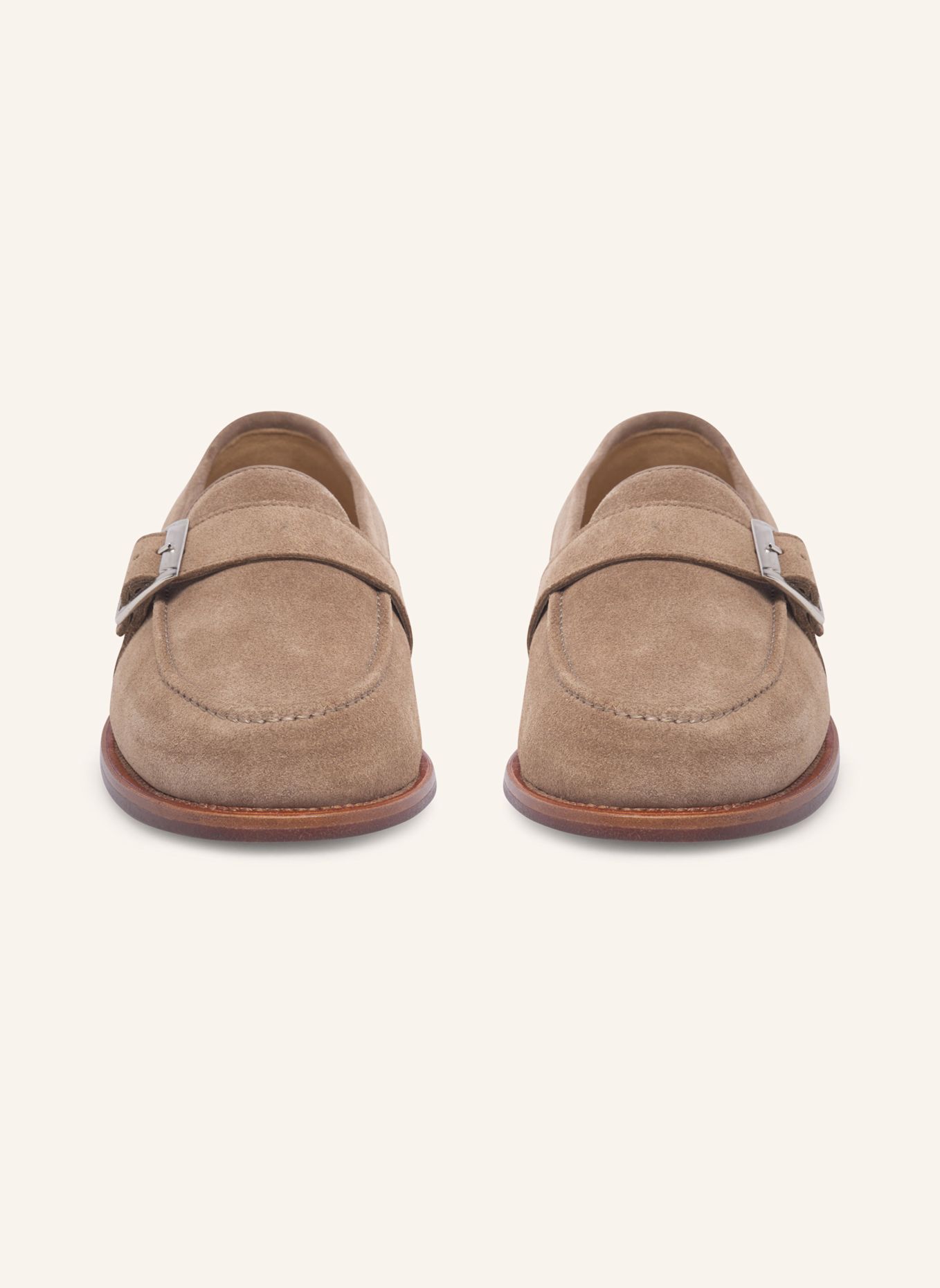 HEINRICH DINKELACKER Loafers WIEN SINGLE MONK V: BEIGE