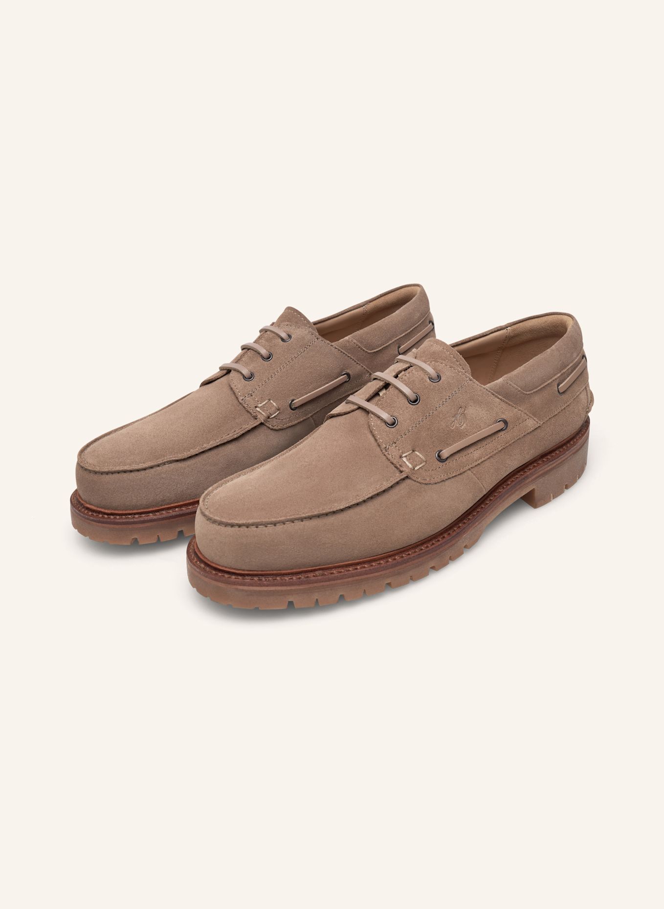 HEINRICH DINKELACKER Bootschoen MIAMI PLAIN V: BEIGE