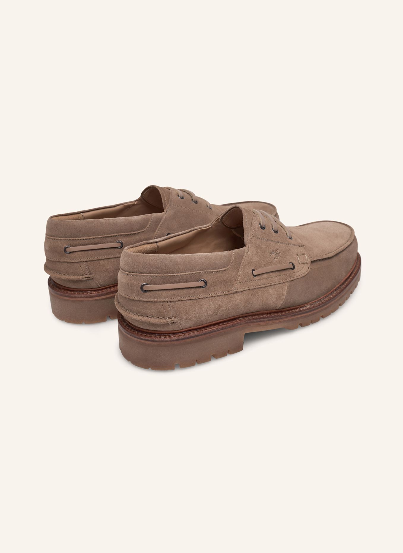 HEINRICH DINKELACKER Bootschoen MIAMI PLAIN V: BEIGE