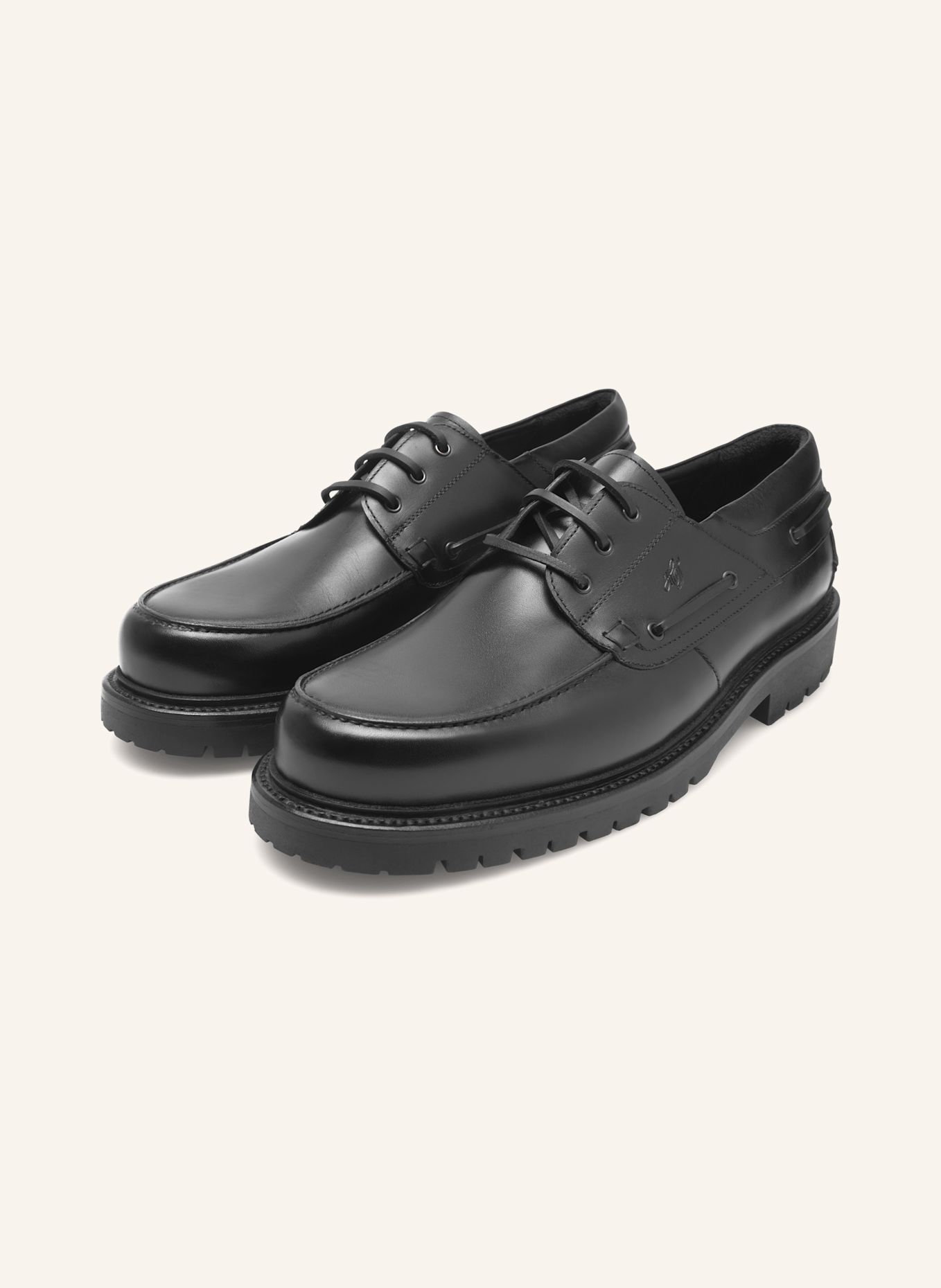 HEINRICH DINKELACKER Bootschoen MIAMI PLAIN BC: ZWART