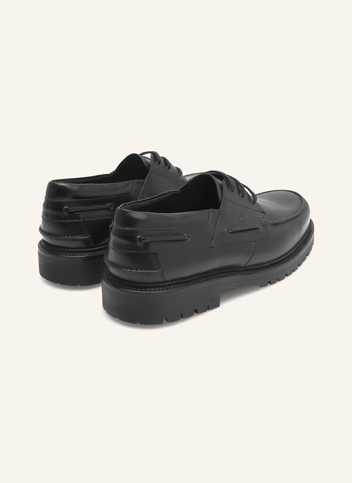 HEINRICH DINKELACKER Bootschoen MIAMI PLAIN BC: ZWART