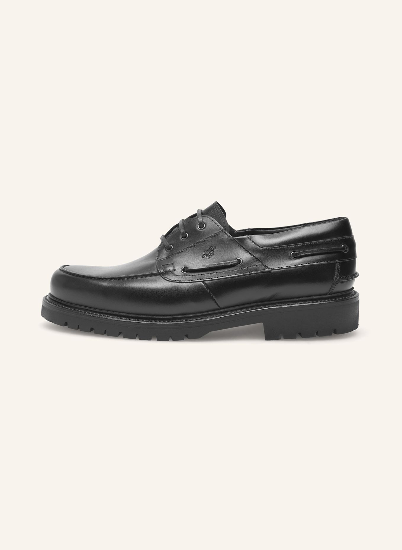 HEINRICH DINKELACKER Bootschoen MIAMI PLAIN BC: ZWART
