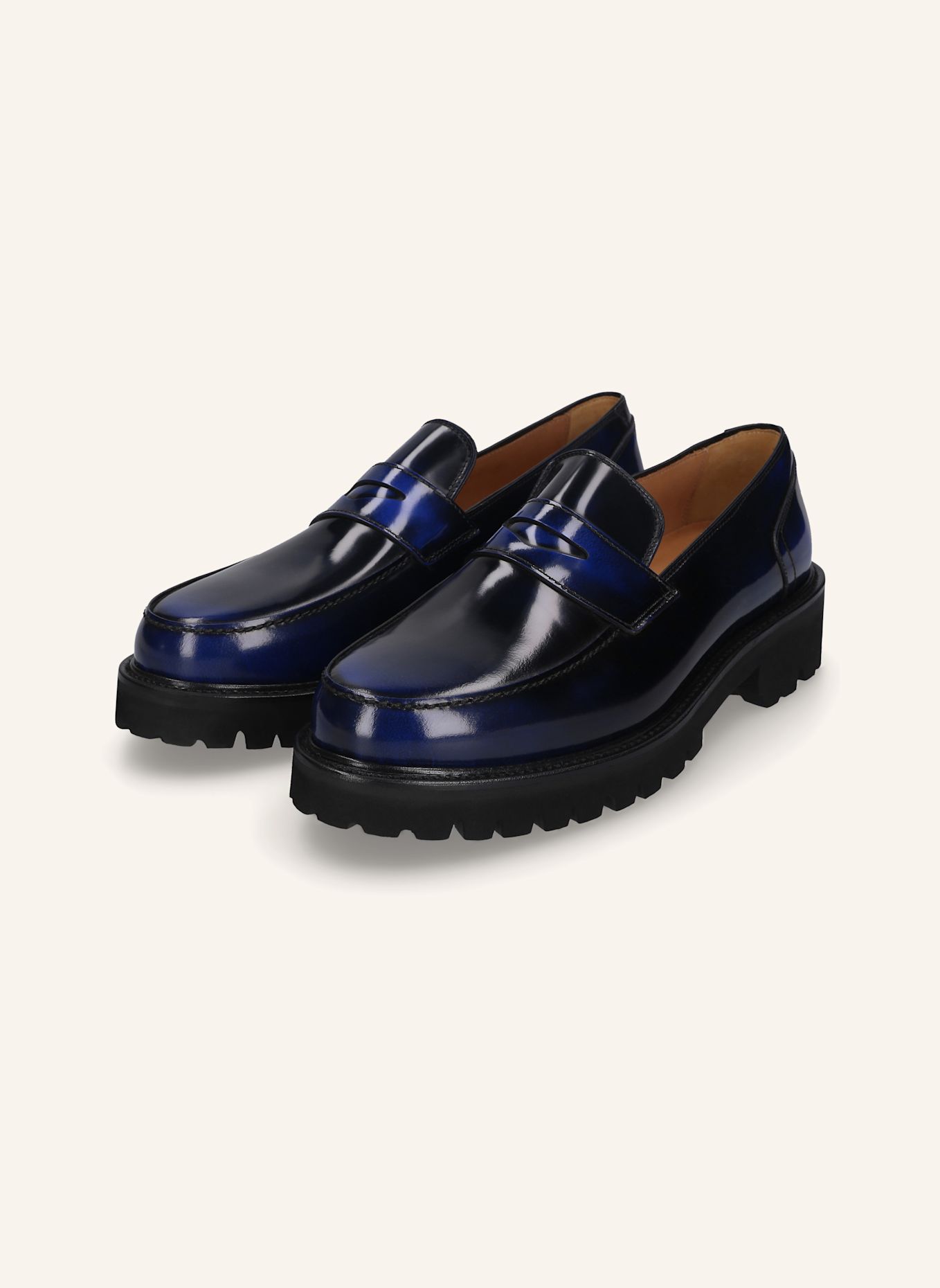 Henry Stevens Loafers HAYWOOD PL: DONKERBLAUW