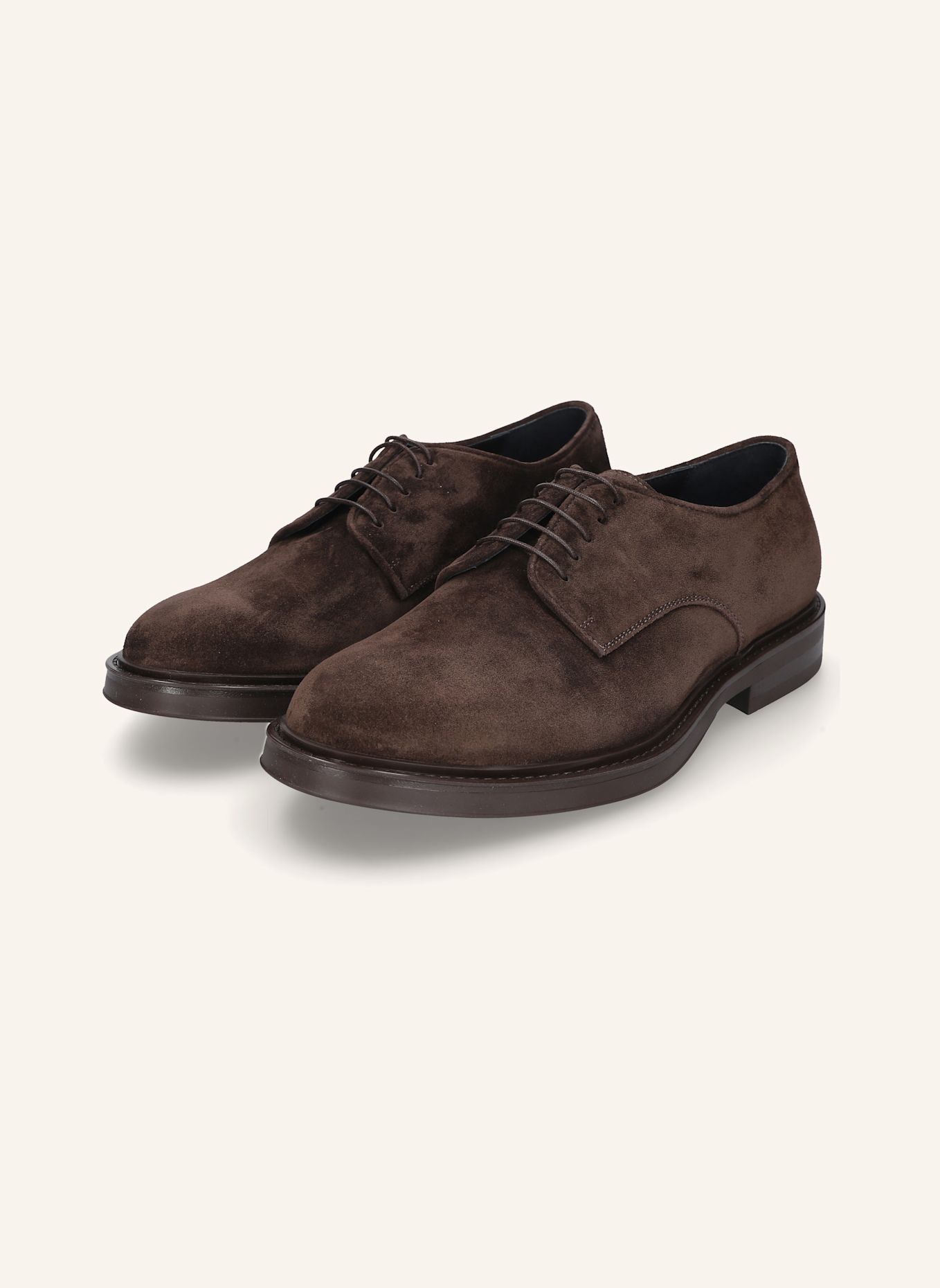 HEINRICH DINKELACKER Veterschoen FLORENZ PLAIN V: MARRON FONCÉ
