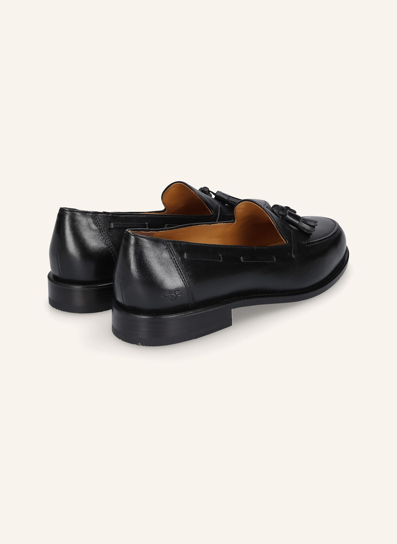 HEINRICH DINKELACKER Loafers WIEN PLAIN TASSEL NP: ZWART
