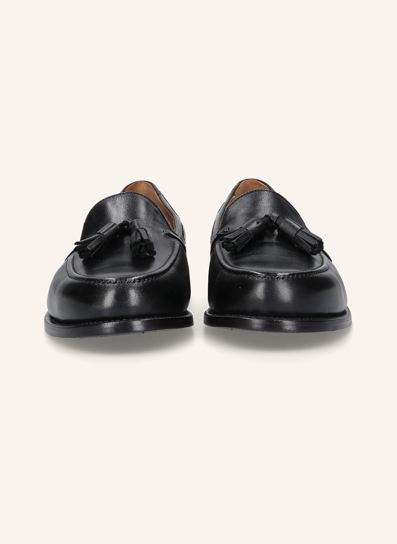 HEINRICH DINKELACKER Loafers WIEN PLAIN TASSEL NP: ZWART