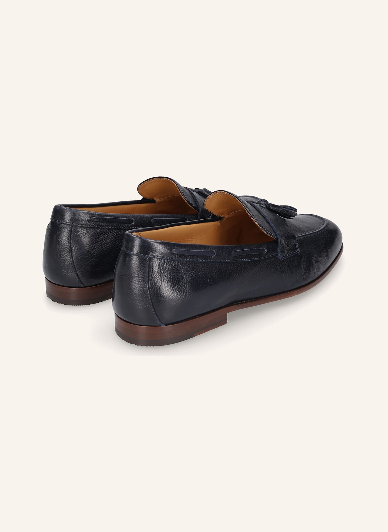 HEINRICH DINKELACKER Loafers AMALFI PLAIN TASSEL W: DONKERBLAUW