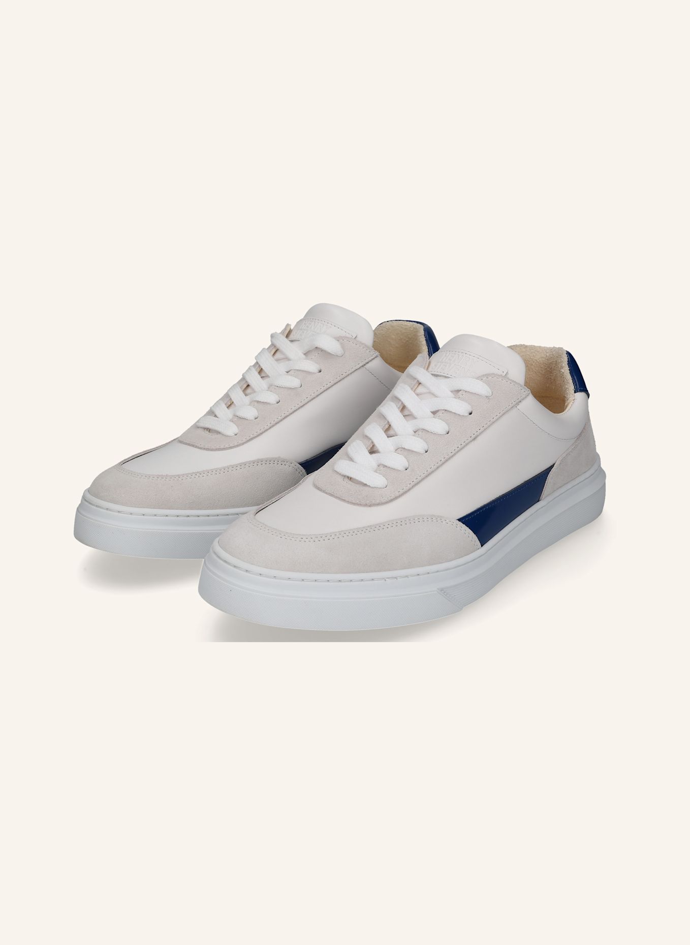 Henry Stevens Sneakers TRAVIS US: WIT / BLAUW