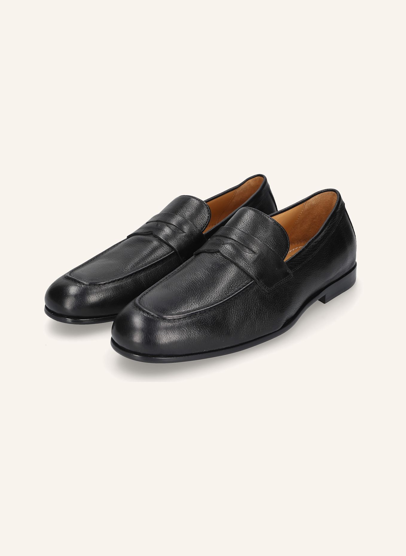 HEINRICH DINKELACKER Loafers AMALFI PLAIN W: ZWART