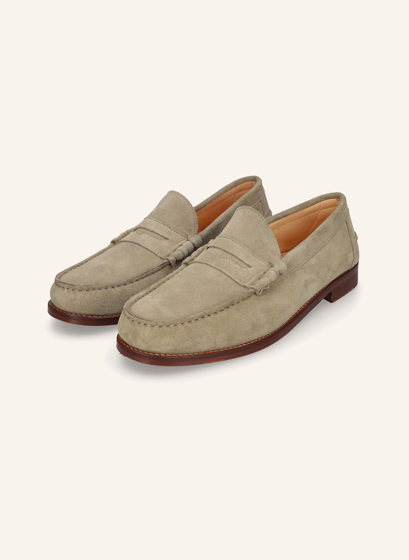 Henry Stevens Loafers RILEY M PL: BEIGE