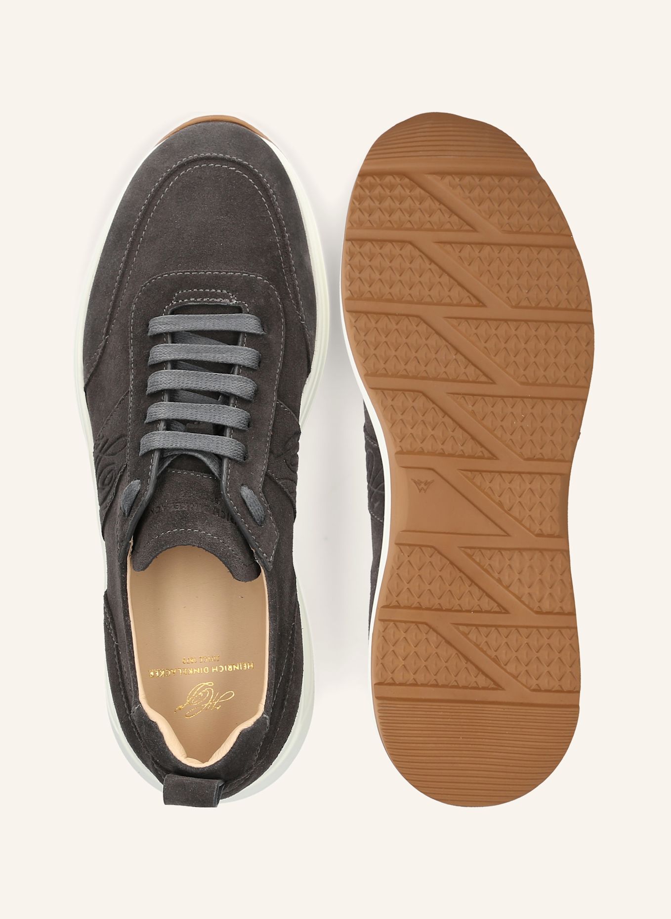 HEINRICH DINKELACKER Sneakers TORONTO SNEAKER V: DONKERGRIJS