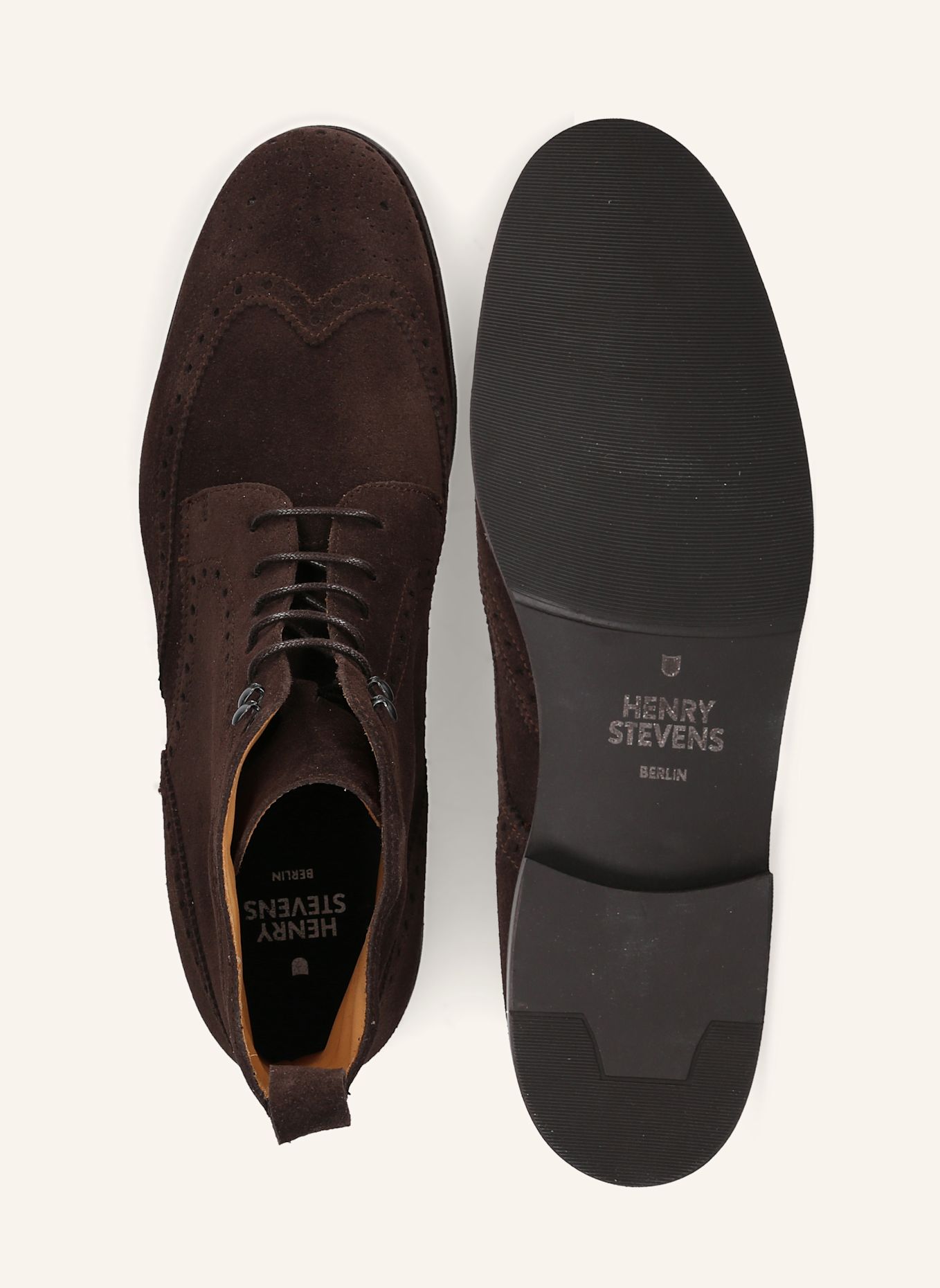 Henry Stevens Schnürboots WINSTON FBDB2: DUNKELBRAUN