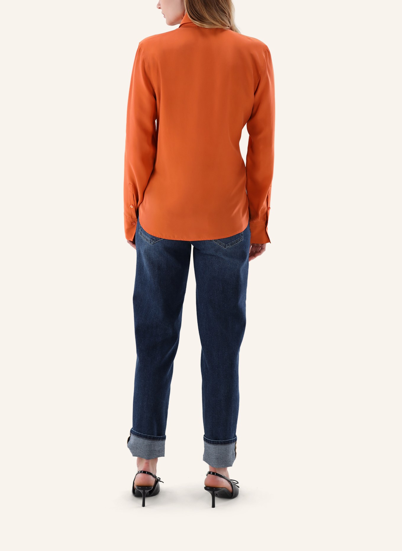 van Laack Bluse Modern Fit, Farbe: ORANGE (Bild 2)