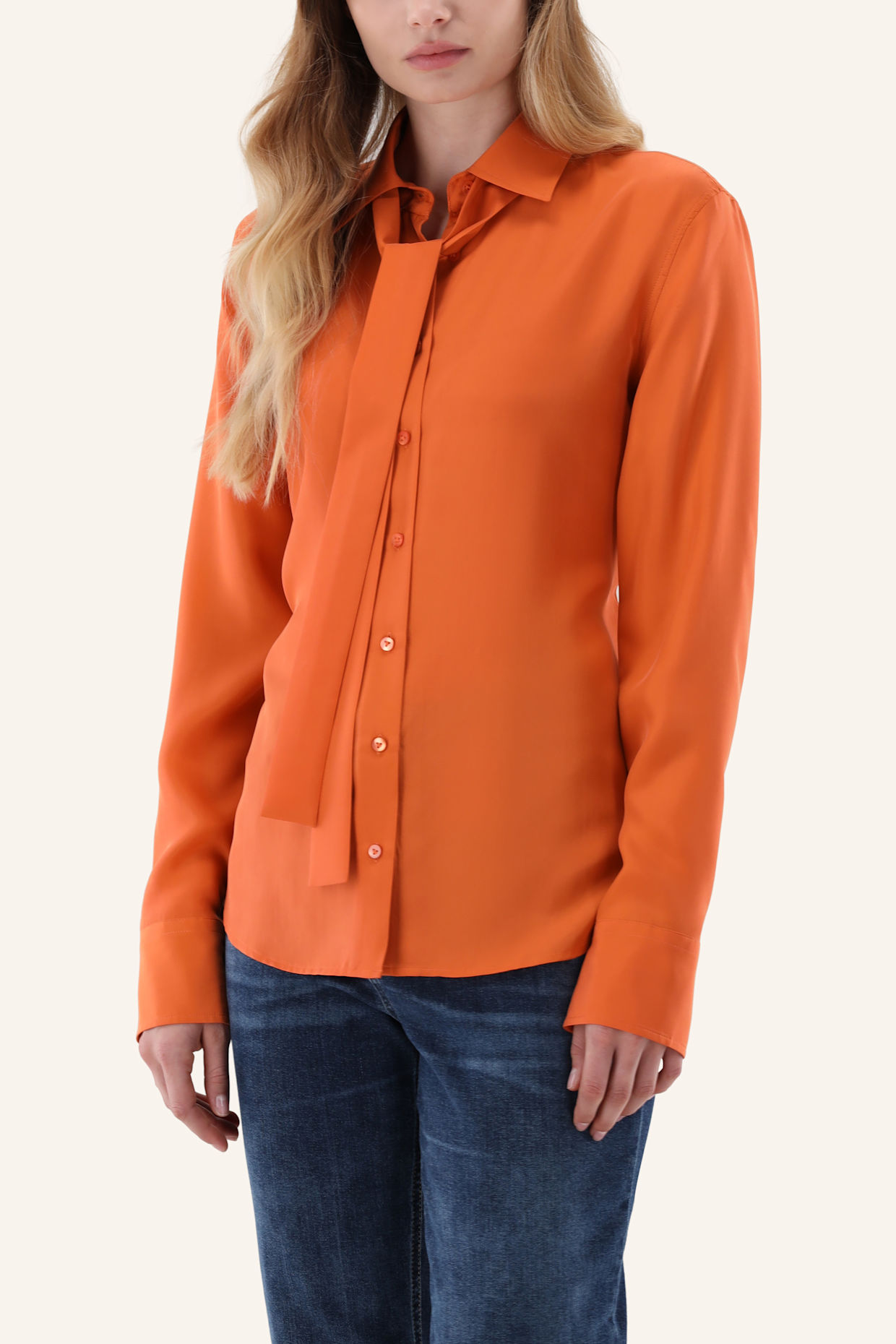 van Laack Bluse Modern Fit, Farbe: ORANGE (Bild 3)