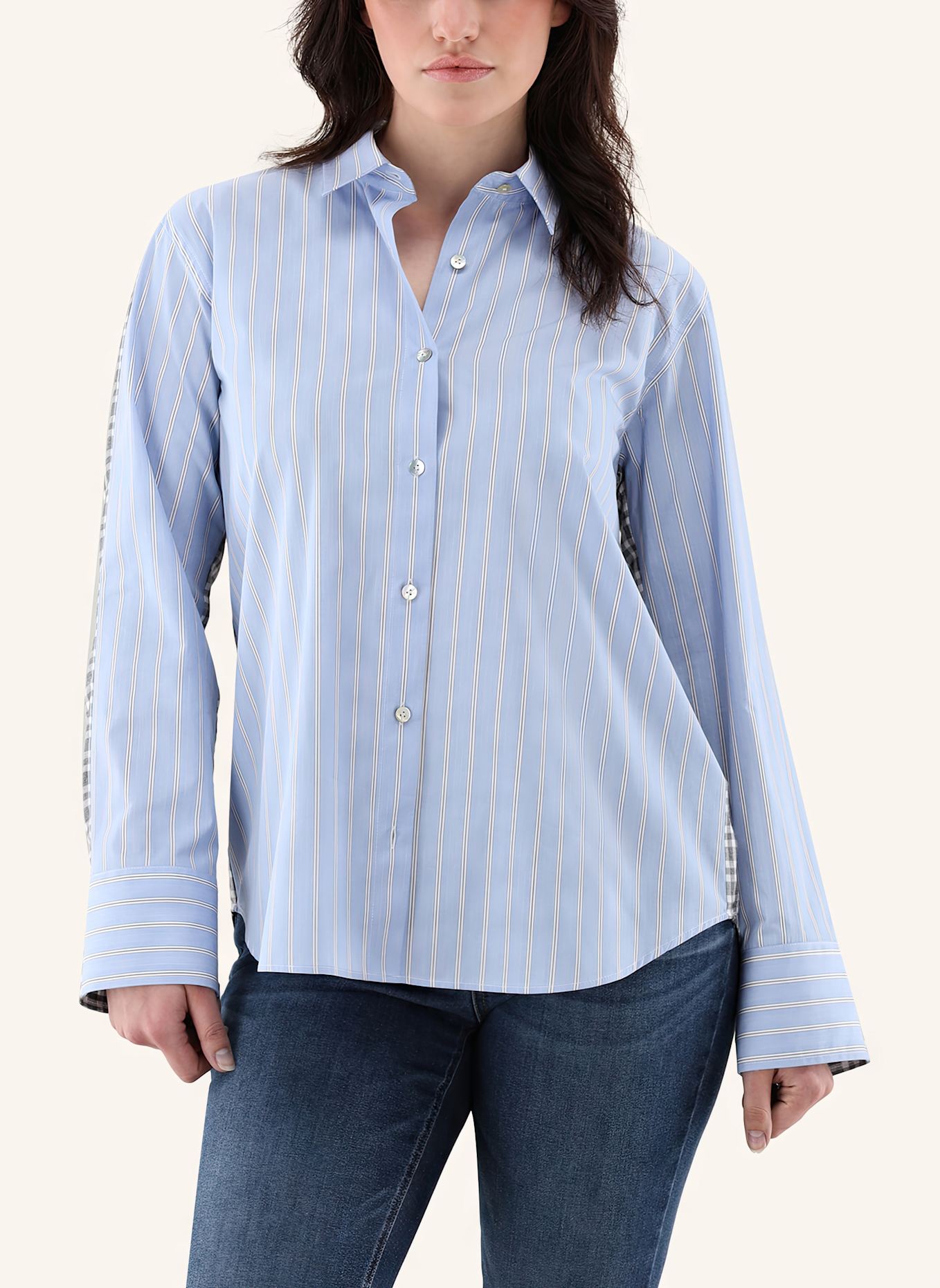 van Laack Bluse Modern Fit, Farbe: BLAU (Bild 3)