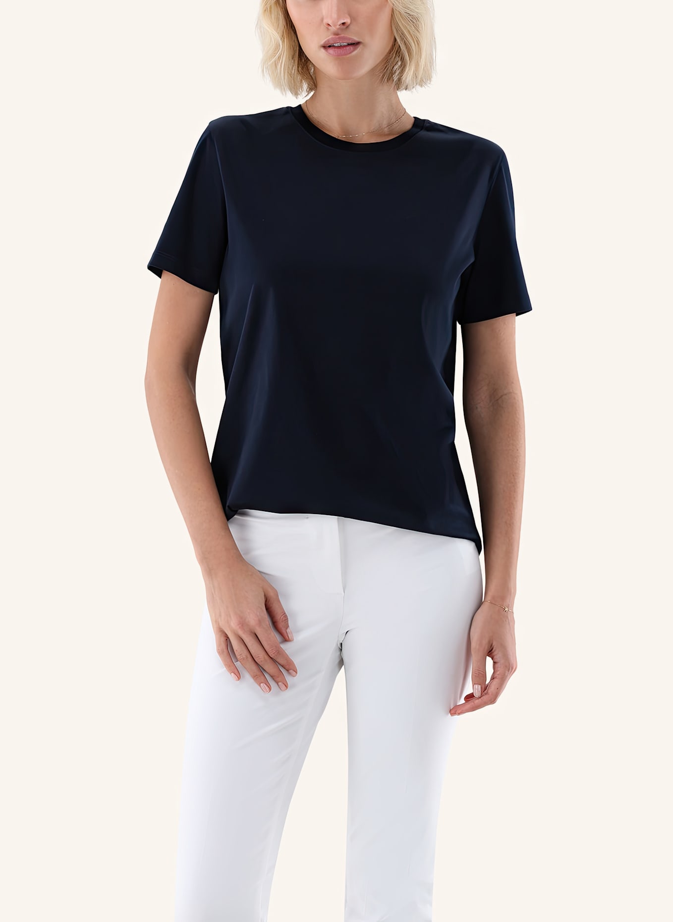 van Laack T-Shirt Modern Fit: DUNKELBLAU