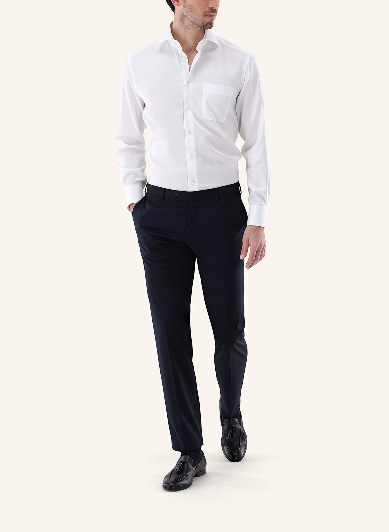 van Laack Hemd Comfort Fit: WEISS