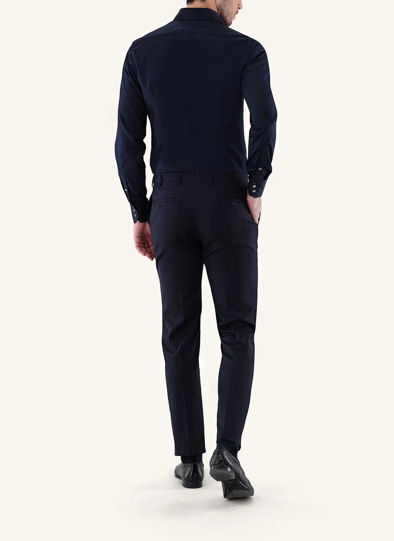 van Laack Hemd Tailor Fit: DUNKELBLAU