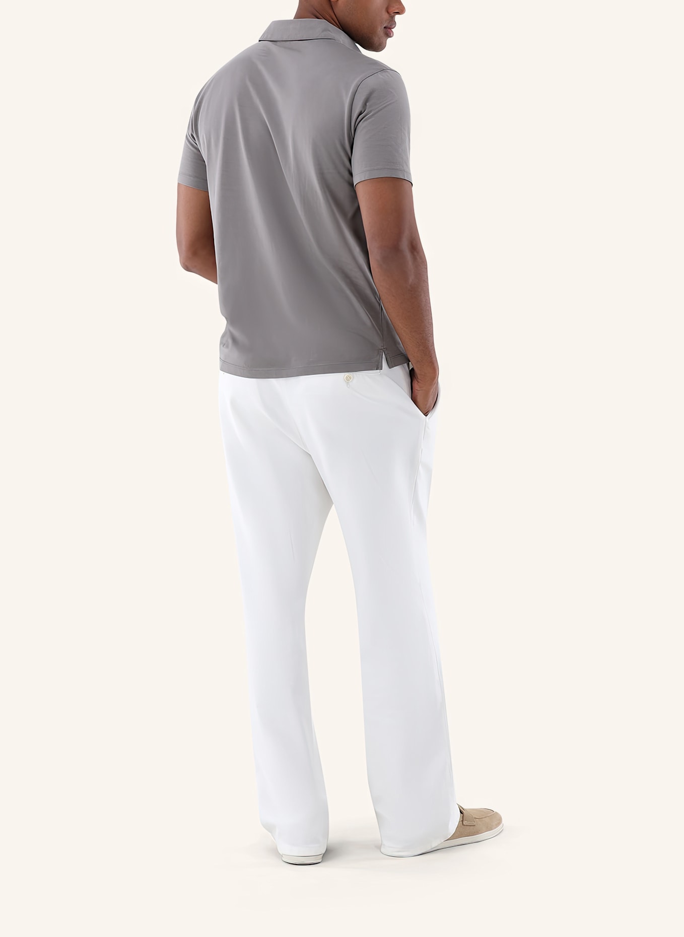 van Laack Hemd Polo: GRAU