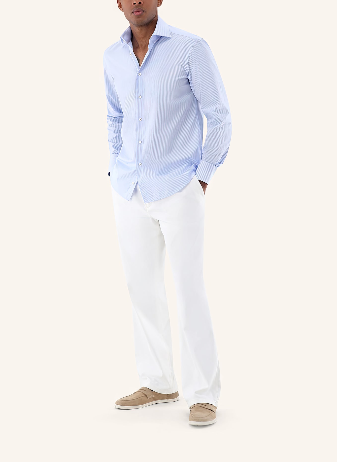 van Laack Hemd Tailor Fit: BLAU