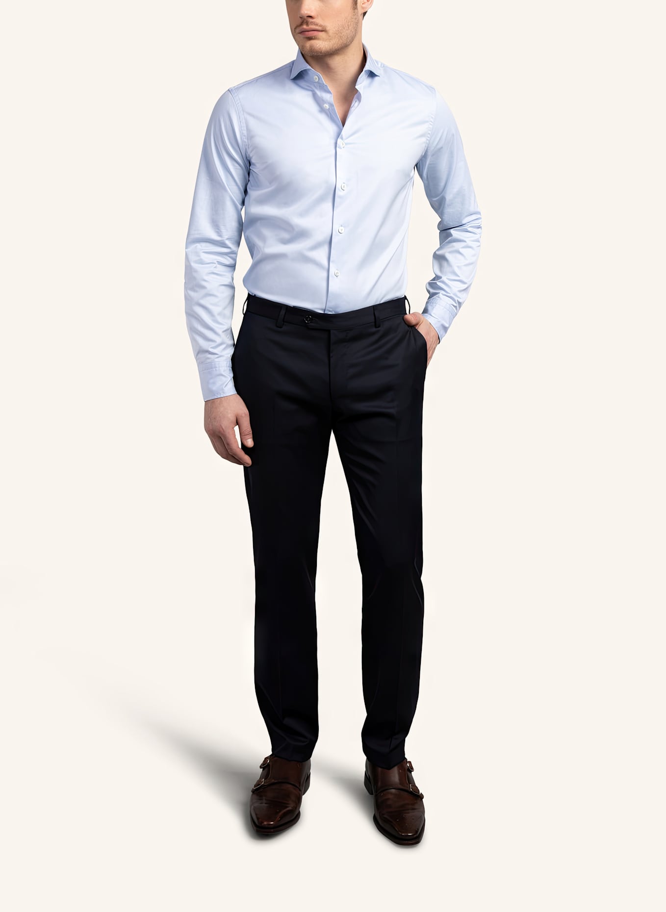 van Laack Hemd Slim Fit: BLAU