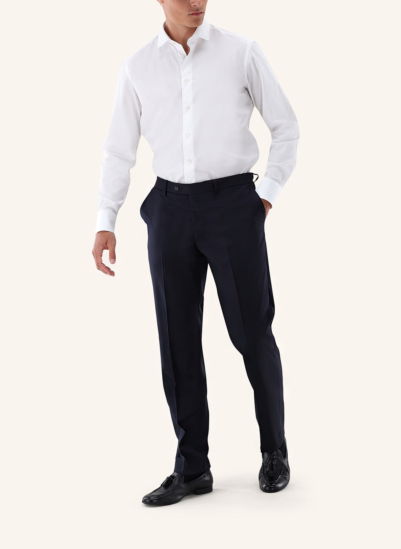 van Laack Hemd Tailor Fit: WEISS