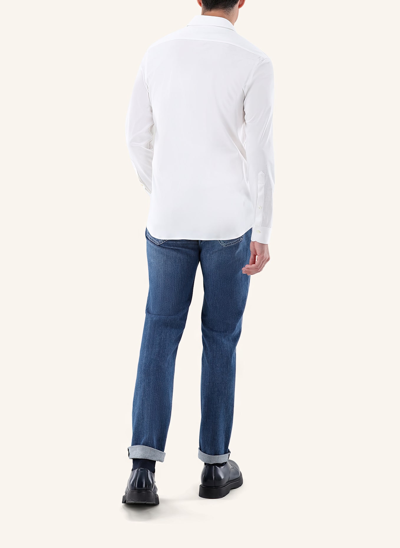 van Laack Hemd Slim Fit: WEISS