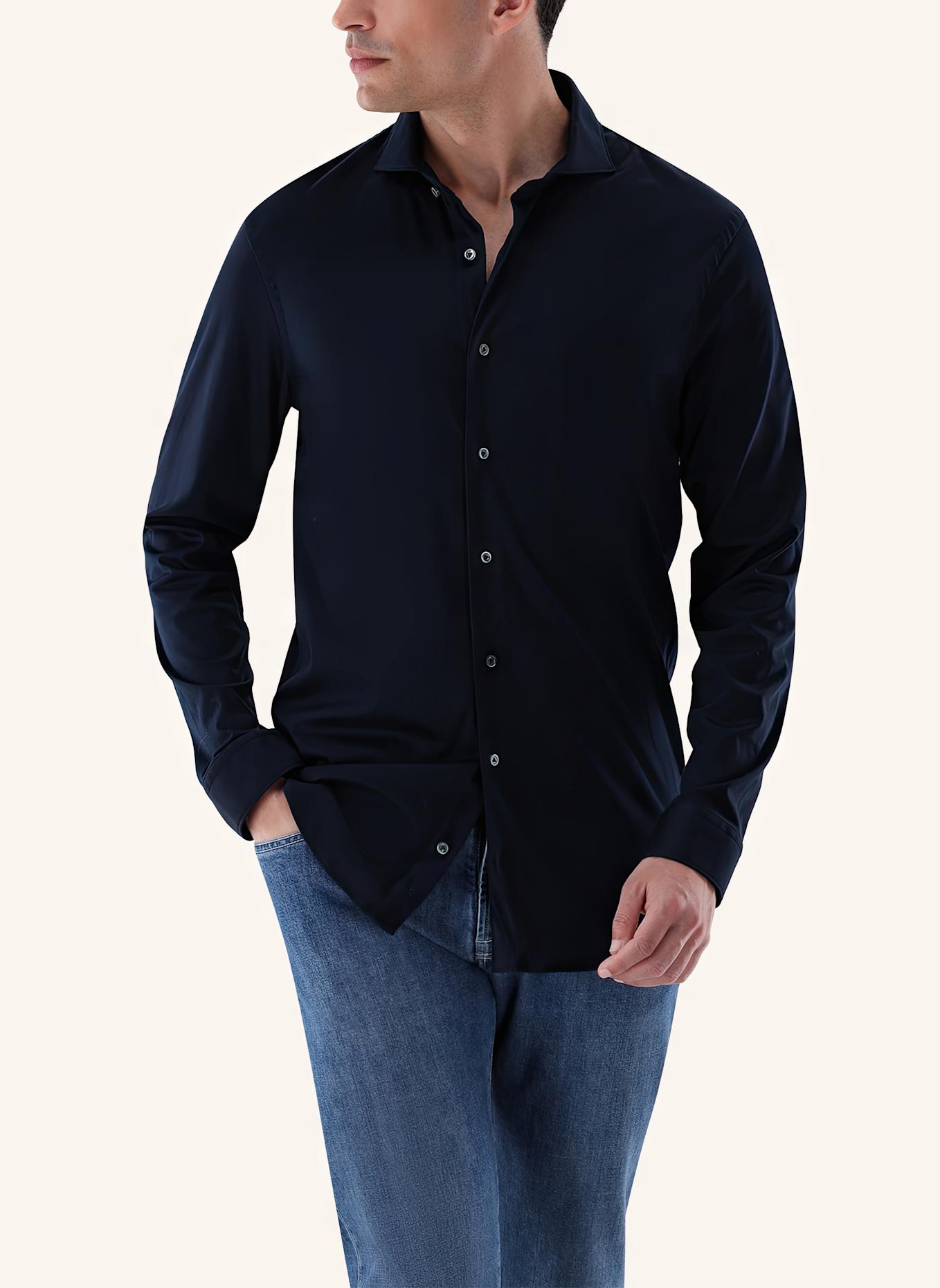 van Laack Hemd Slim Fit: DUNKELBLAU