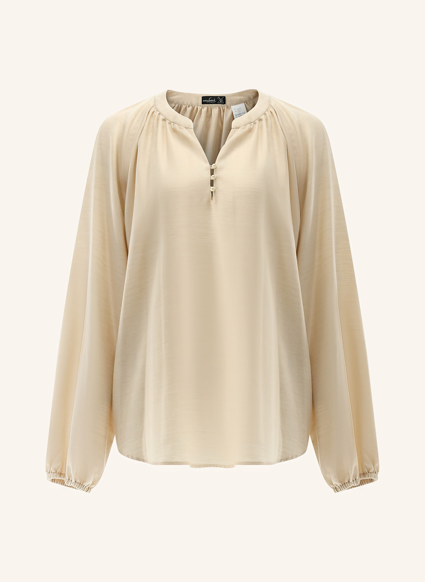 van Laack Bluse Modern Fit, Farbe: BEIGE/ BRAUN (Bild 1)