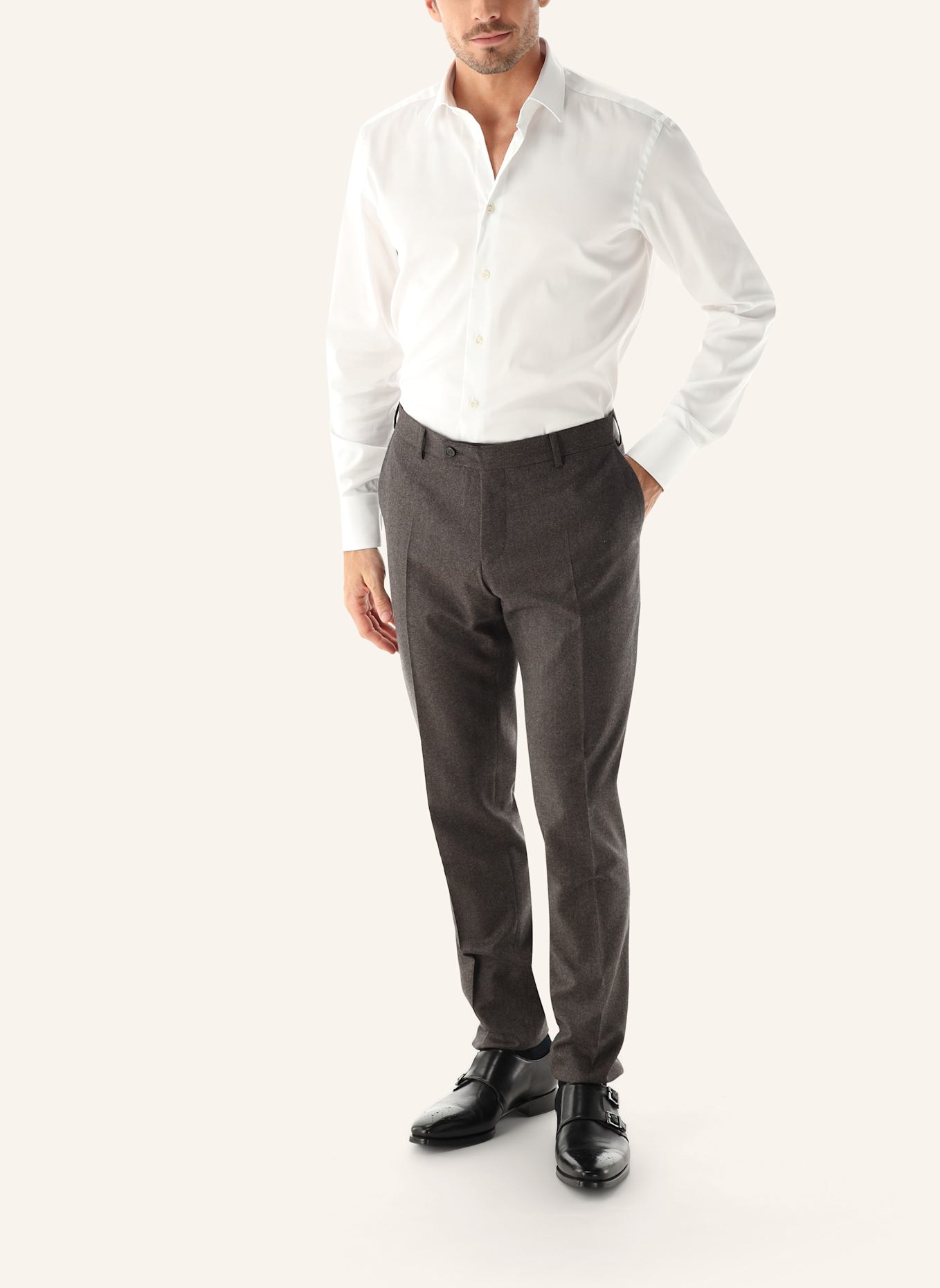 van Laack Hemd Tailor Fit: WEISS