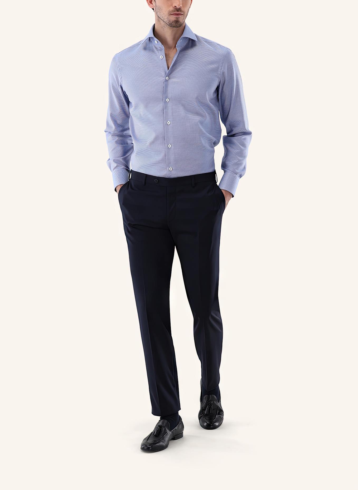 van Laack Hemd Slim Fit: BLAU